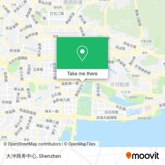 大冲商务中心 map