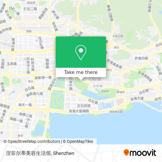 涅菲尔蒂美容生活馆 map