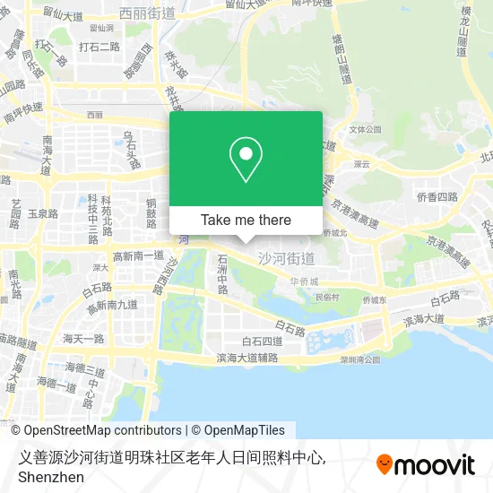 义善源沙河街道明珠社区老年人日间照料中心 map