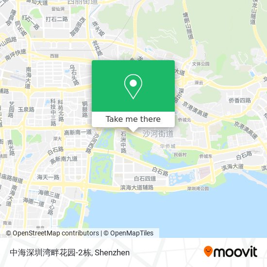 中海深圳湾畔花园-2栋 map