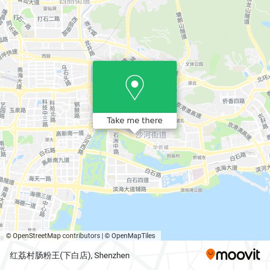 红荔村肠粉王(下白店) map