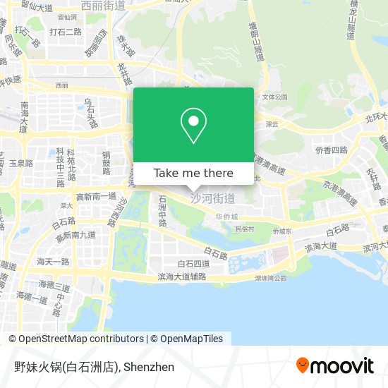 野妹火锅(白石洲店) map