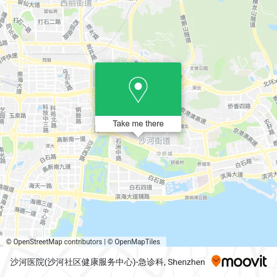 沙河医院(沙河社区健康服务中心)-急诊科 map