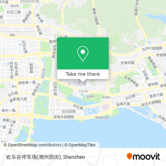 欢乐谷停车场(潮州西街) map