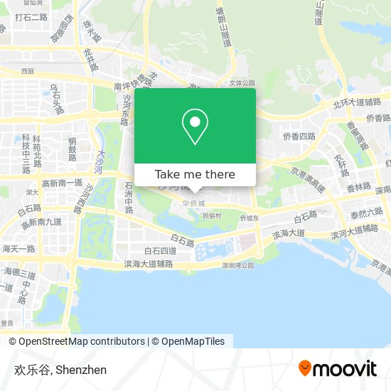 欢乐谷 map