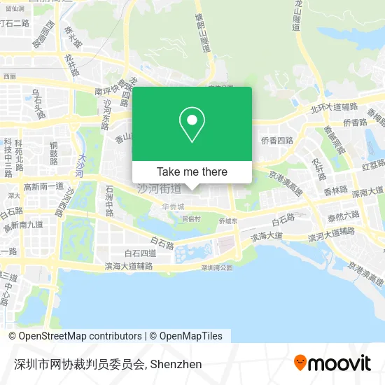 深圳市网协裁判员委员会 map