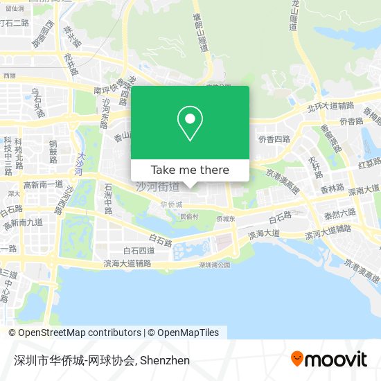 深圳市华侨城-网球协会 map