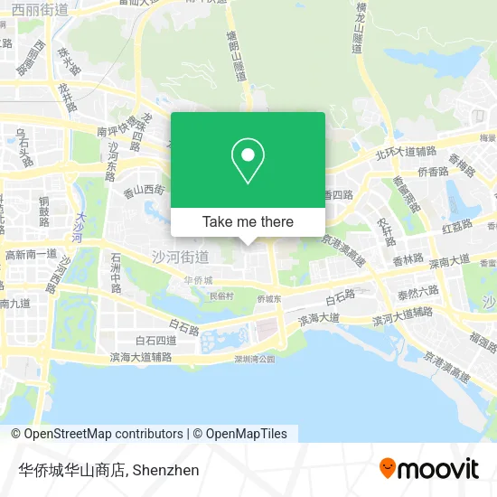 华侨城华山商店 map