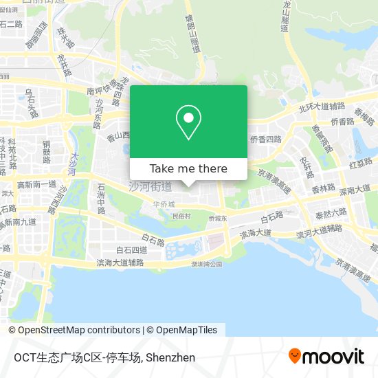 OCT生态广场C区-停车场 map