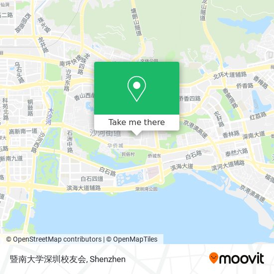 暨南大学深圳校友会 map