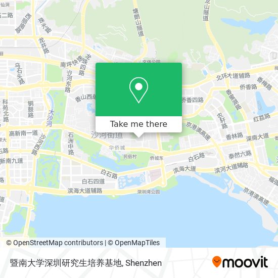 暨南大学深圳研究生培养基地 map