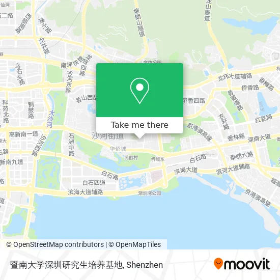 暨南大学深圳研究生培养基地 map