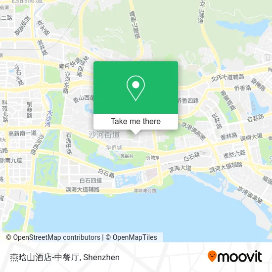 燕晗山酒店-中餐厅 map