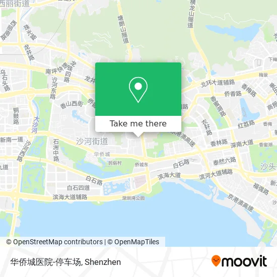 华侨城医院-停车场 map