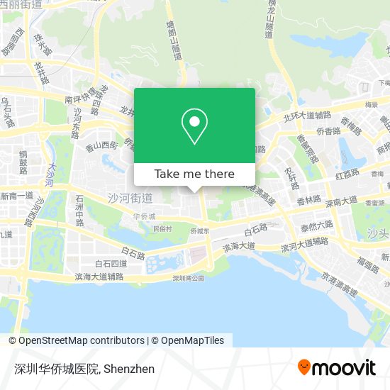深圳华侨城医院 map