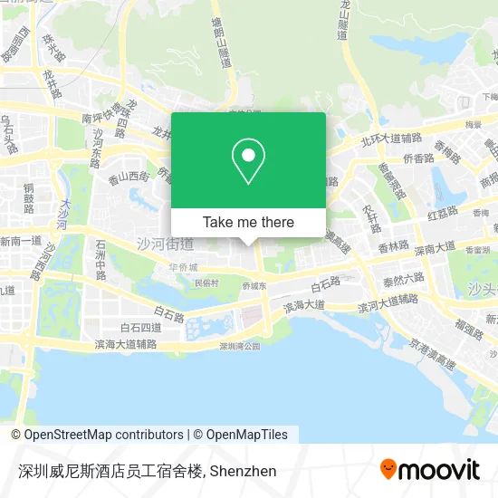 深圳威尼斯酒店员工宿舍楼 map