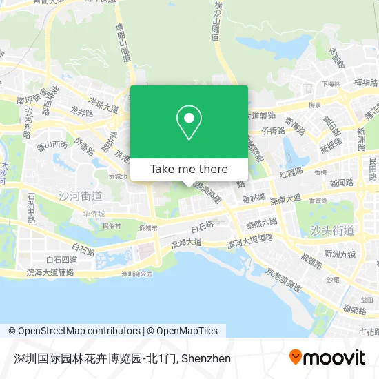 深圳国际园林花卉博览园-北1门 map