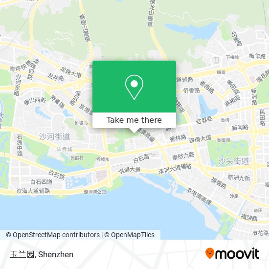 玉兰园 map
