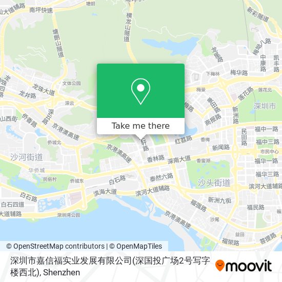 深圳市嘉信福实业发展有限公司(深国投广场2号写字楼西北) map