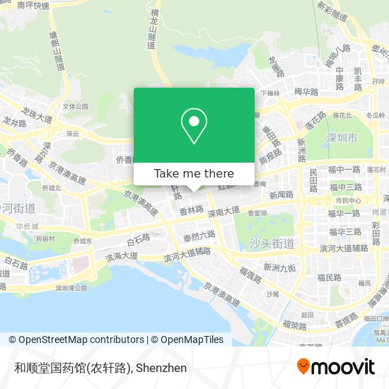 和顺堂国药馆(农轩路) map