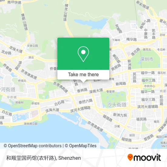 和顺堂国药馆(农轩路) map