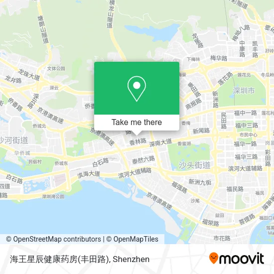 海王星辰健康药房(丰田路) map