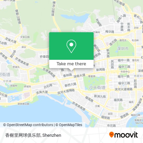 香榭里网球俱乐部 map