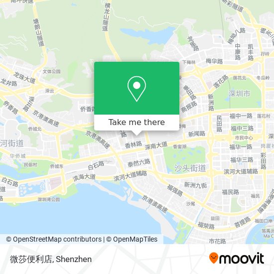 微莎便利店 map