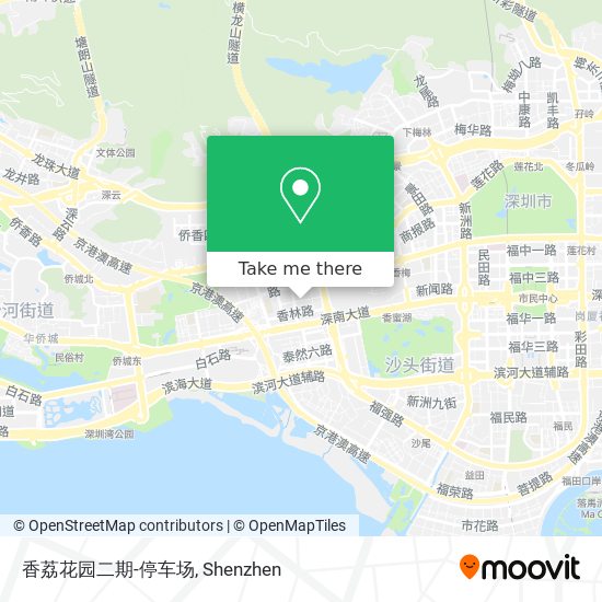 香荔花园二期-停车场 map