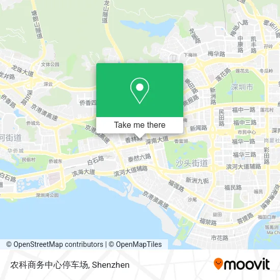 农科商务中心停车场 map