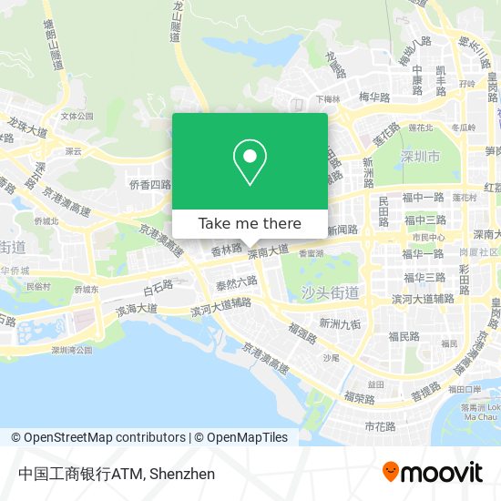 中国工商银行ATM map