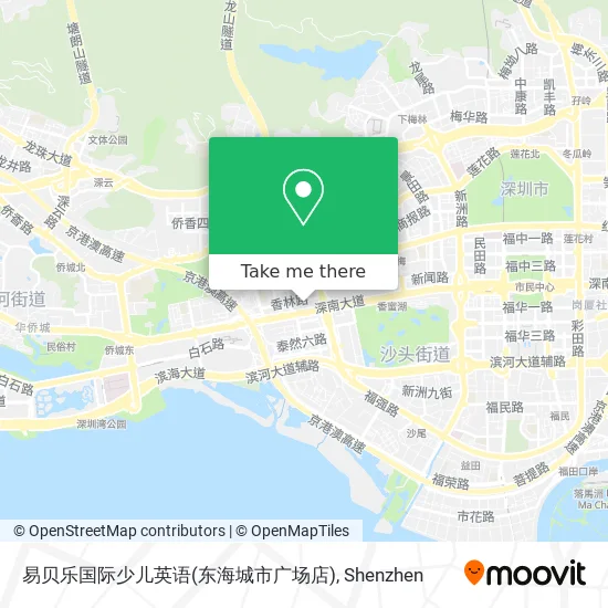 易贝乐国际少儿英语(东海城市广场店) map