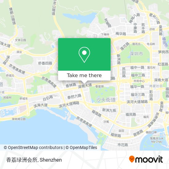 香荔绿洲会所 map