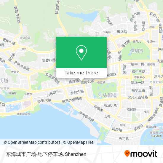 东海城市广场-地下停车场 map