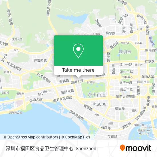 深圳市福田区食品卫生管理中心 map