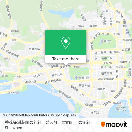 香荔绿洲花园碧荔轩、碧云轩、碧雨轩、碧湖轩 map