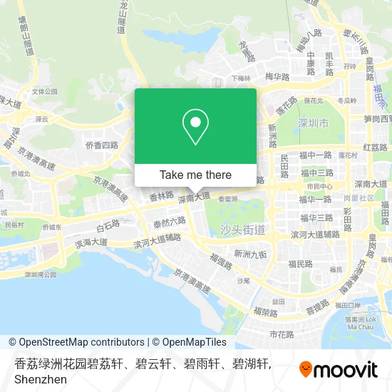 香荔绿洲花园碧荔轩、碧云轩、碧雨轩、碧湖轩 map