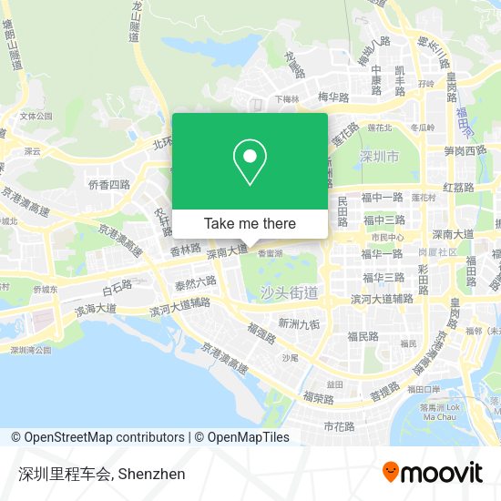 深圳里程车会 map