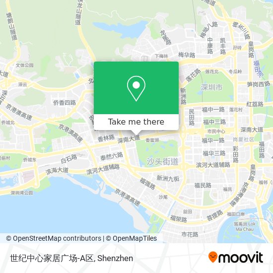 世纪中心家居广场-A区 map