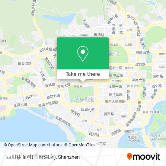 西贝莜面村(香蜜湖店) map