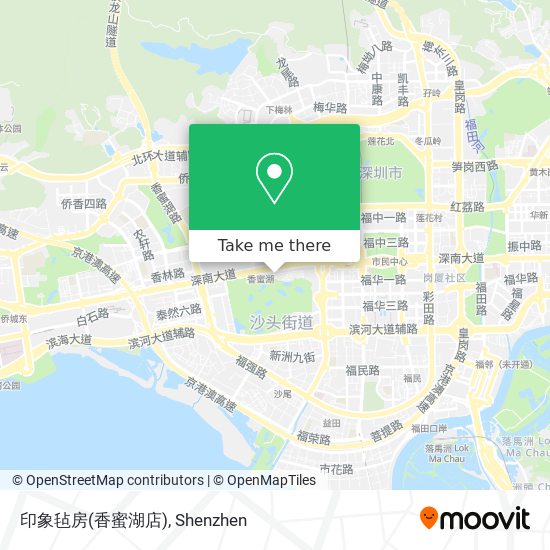 印象毡房(香蜜湖店) map