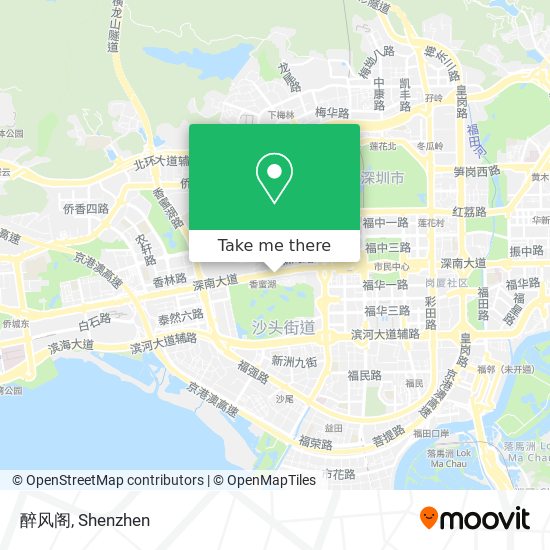 醉风阁 map