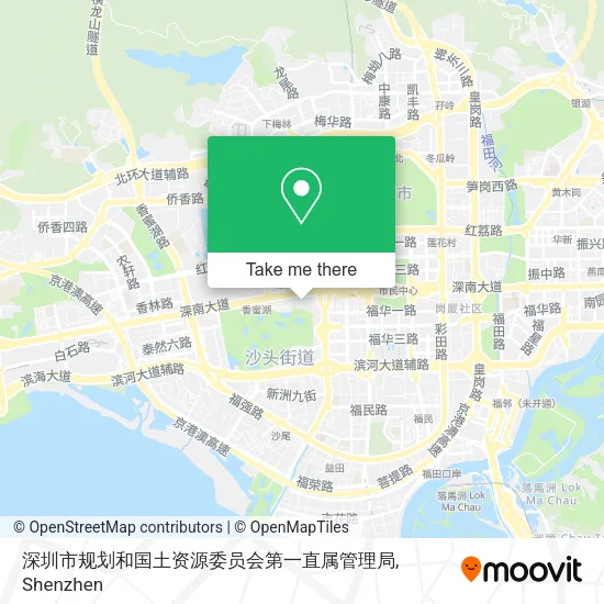 深圳市规划和国土资源委员会第一直属管理局 map