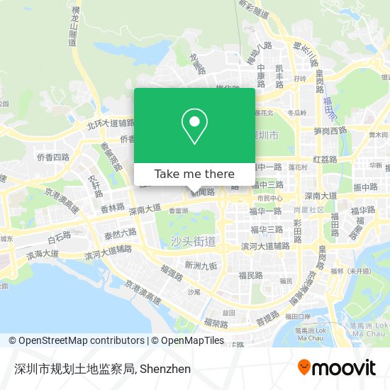 深圳市规划土地监察局 map