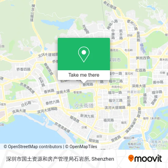 深圳市国土资源和房产管理局石岩所 map