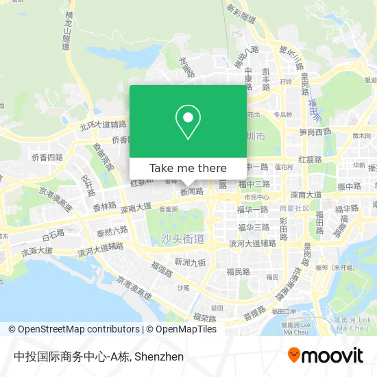 中投国际商务中心-A栋 map