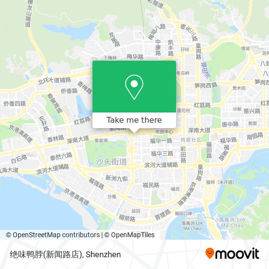 绝味鸭脖(新闻路店) map