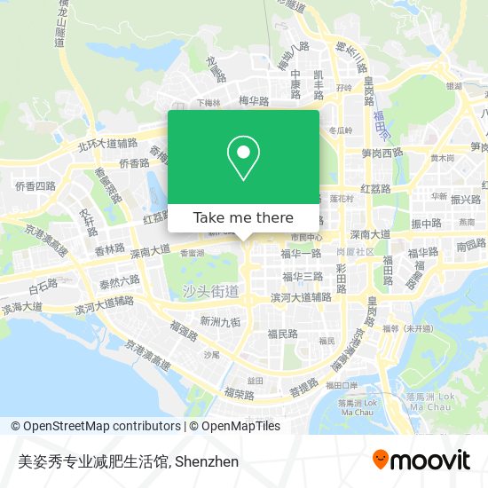 美姿秀专业减肥生活馆 map