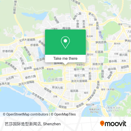 芭莎国际造型新闻店 map