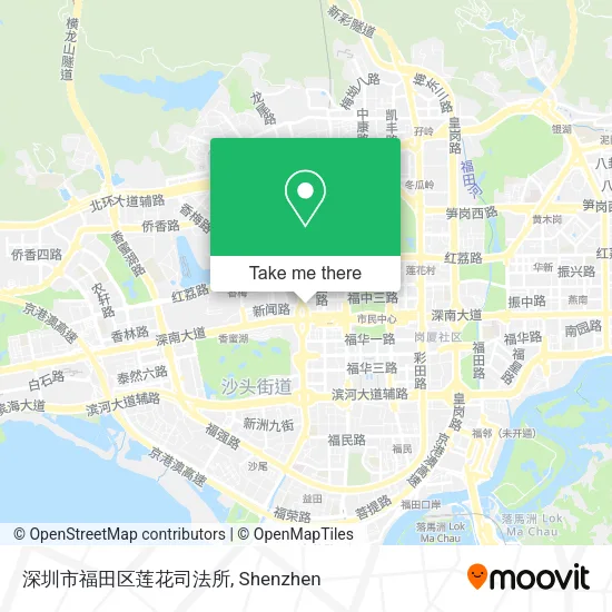 深圳市福田区莲花司法所 map